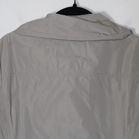 Club Monaco Gray Utility Lightweight Zip Up Jacket Size Medium - Picture 8 of 8